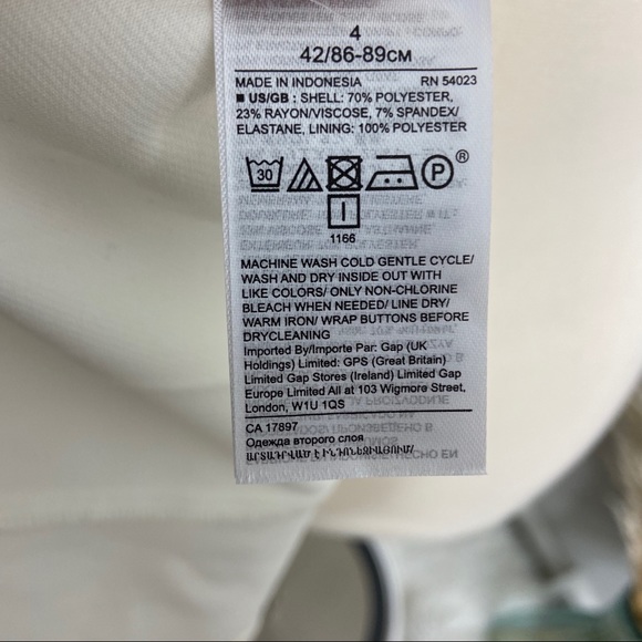 Banana Republic Buttoned Midi Dress Gold Buttons - Picture 8 of 8